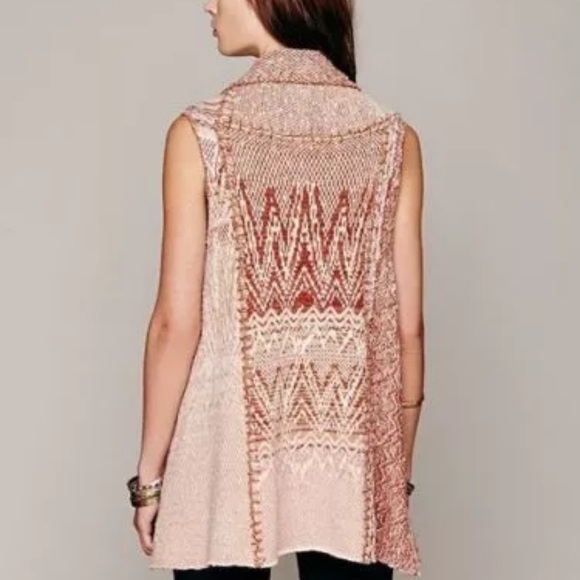 Free People In Your Arms Cardigan Sweater Vest Size Medium - Picture 3 of 8
